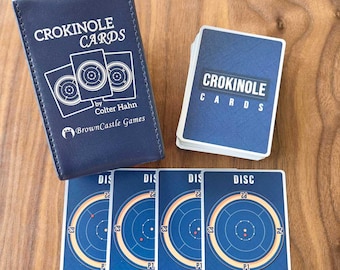 Crokinole-kaarten, kaartspel voor Crokinole