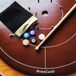 Crokinole Billiards, &#39;Eight Disc Crokinole&#39;