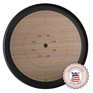 Stone Grey-The Knight Crokinole Tabletop Game Board - Heavy Duty High Compact Laminate Design