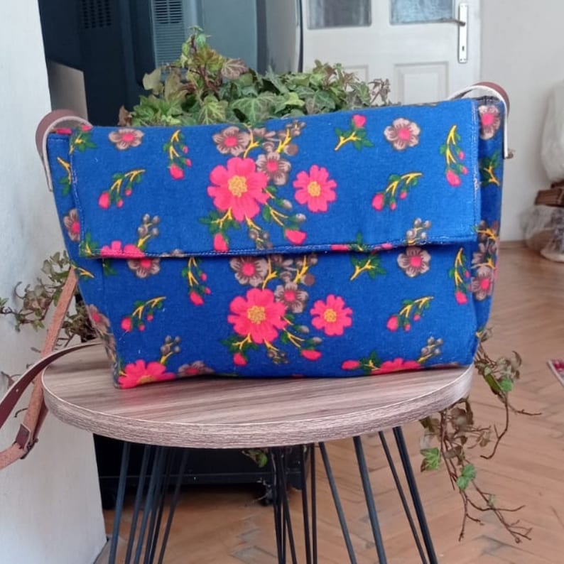 Messenger Bag for Women Fabric Crossbody Purse Hippie Bag Etsy