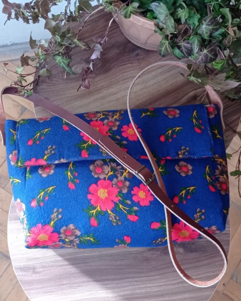 Messenger Bag for Women Fabric Crossbody Purse Hippie Bag Etsy