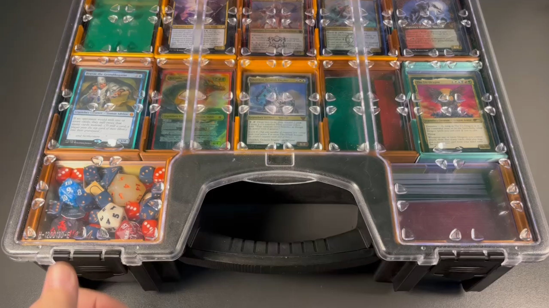 STL File Only Magic TCG 100 Card Commander Deck Box for Stanley