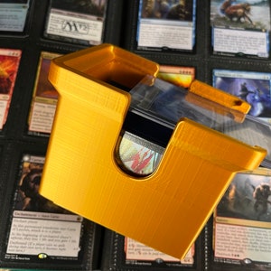 Fichier STL pour la boîte de carte Magic TCG 100 (commandant) s’adapte aux boîtes du système Rigid Pro