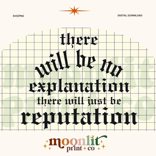 Reputation Svg - Etsy