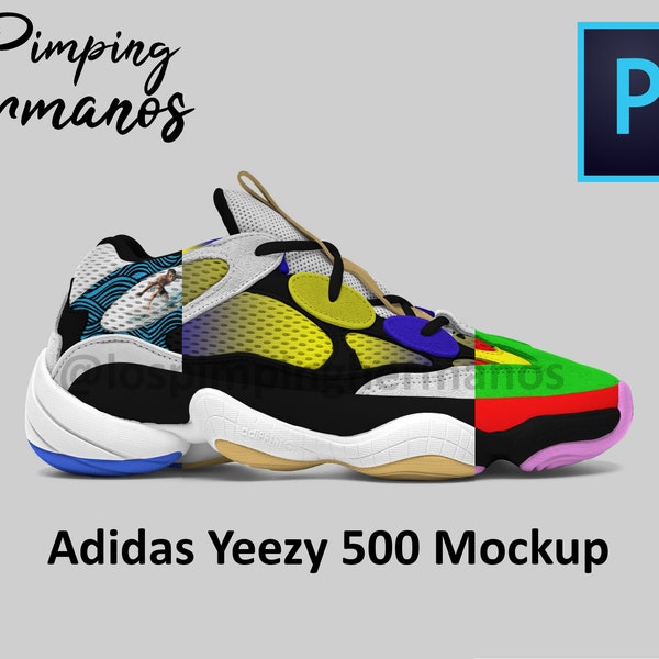 Adidas Yeezy 500 mockup Photoshop (instant download)