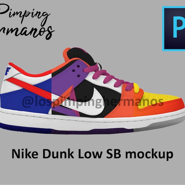 Nike Dunk Low SB mockup Photoshop (instant download)