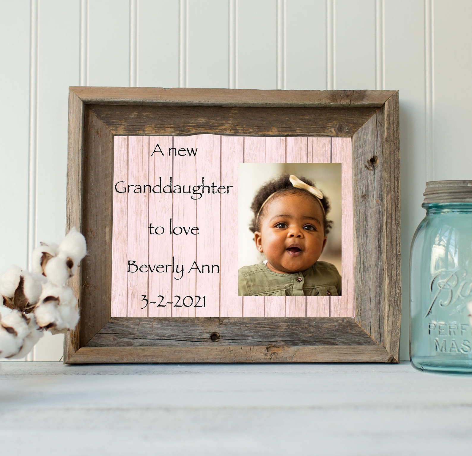 Grandparent frame New granddaughter New Grandmother For Etsy
