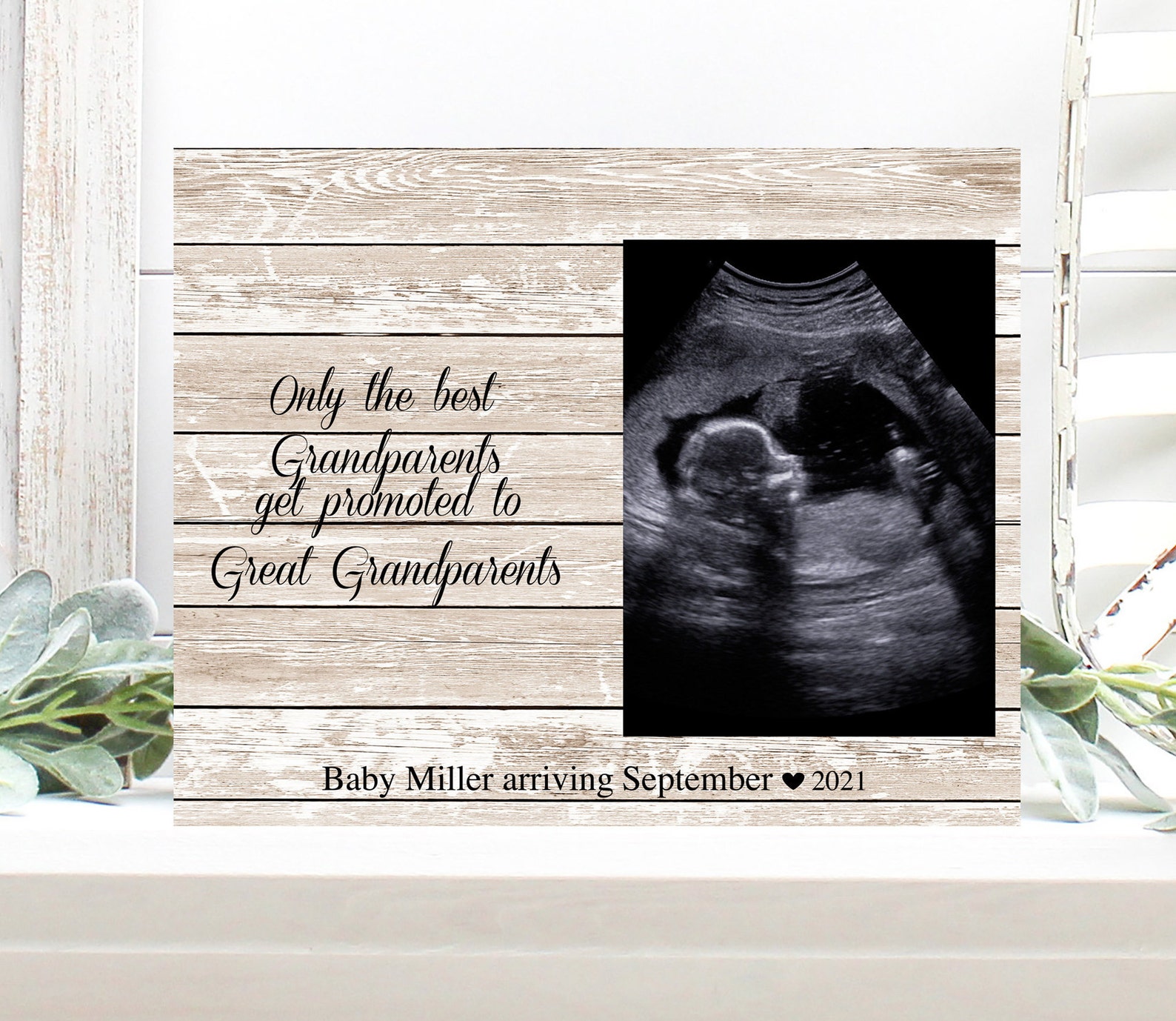 Sonogram Frame Ultrasound Frame Pregnancy Reveal to Etsy