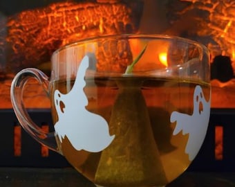 Straszny Duch Halloween Szklany Kubek