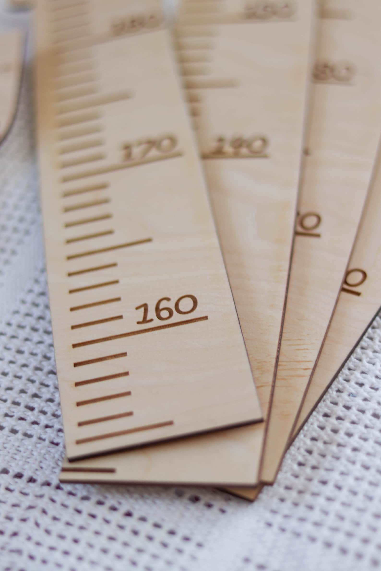 Nursery Elephant Height Ruler Growth Chart Wall Decor Custom Baby ...