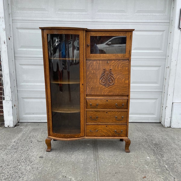 Antique Bookcase Etsy