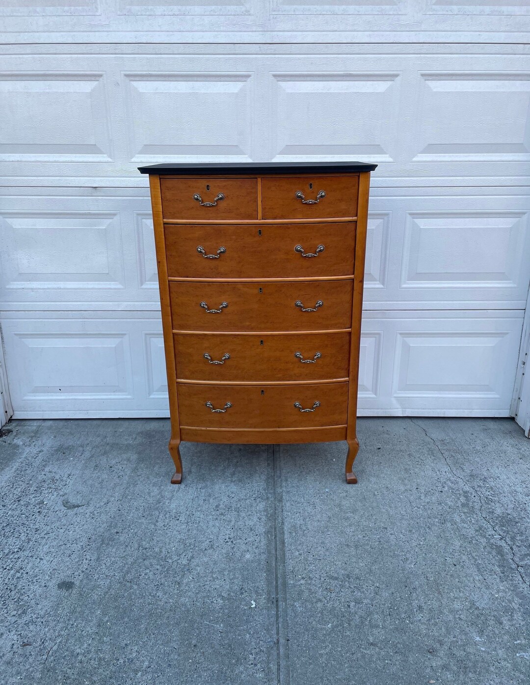 Beautiful Antique Birds Eye Maple Dresser Vintage Dresser Etsy