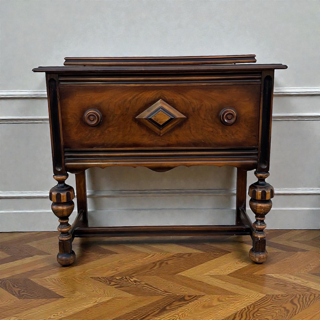 Antique Colonial Revival Dining Server Table | Early 1900s Mahogany ...