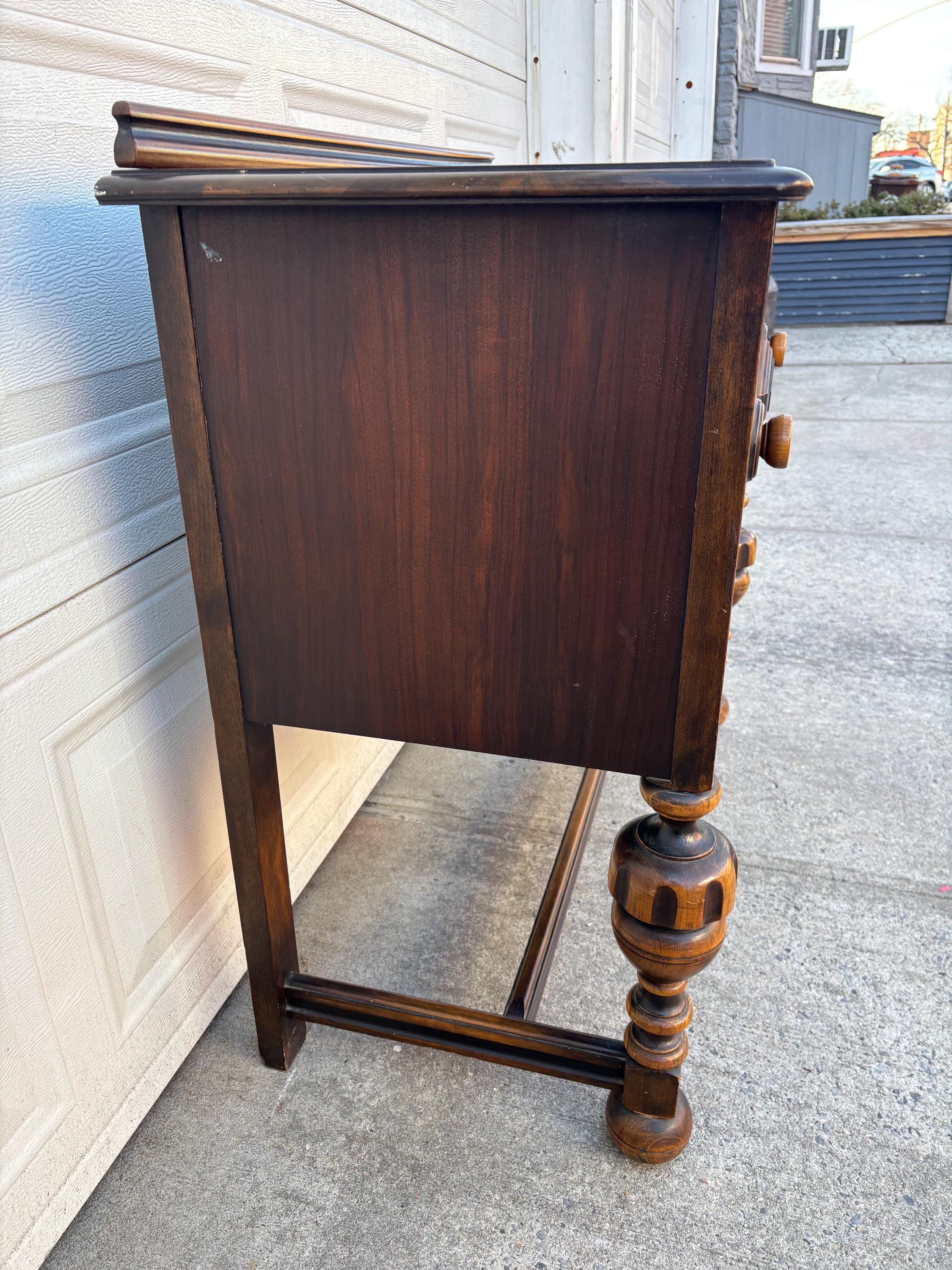 Antique Colonial Revival Dining Server Table | Early 1900s Mahogany ...