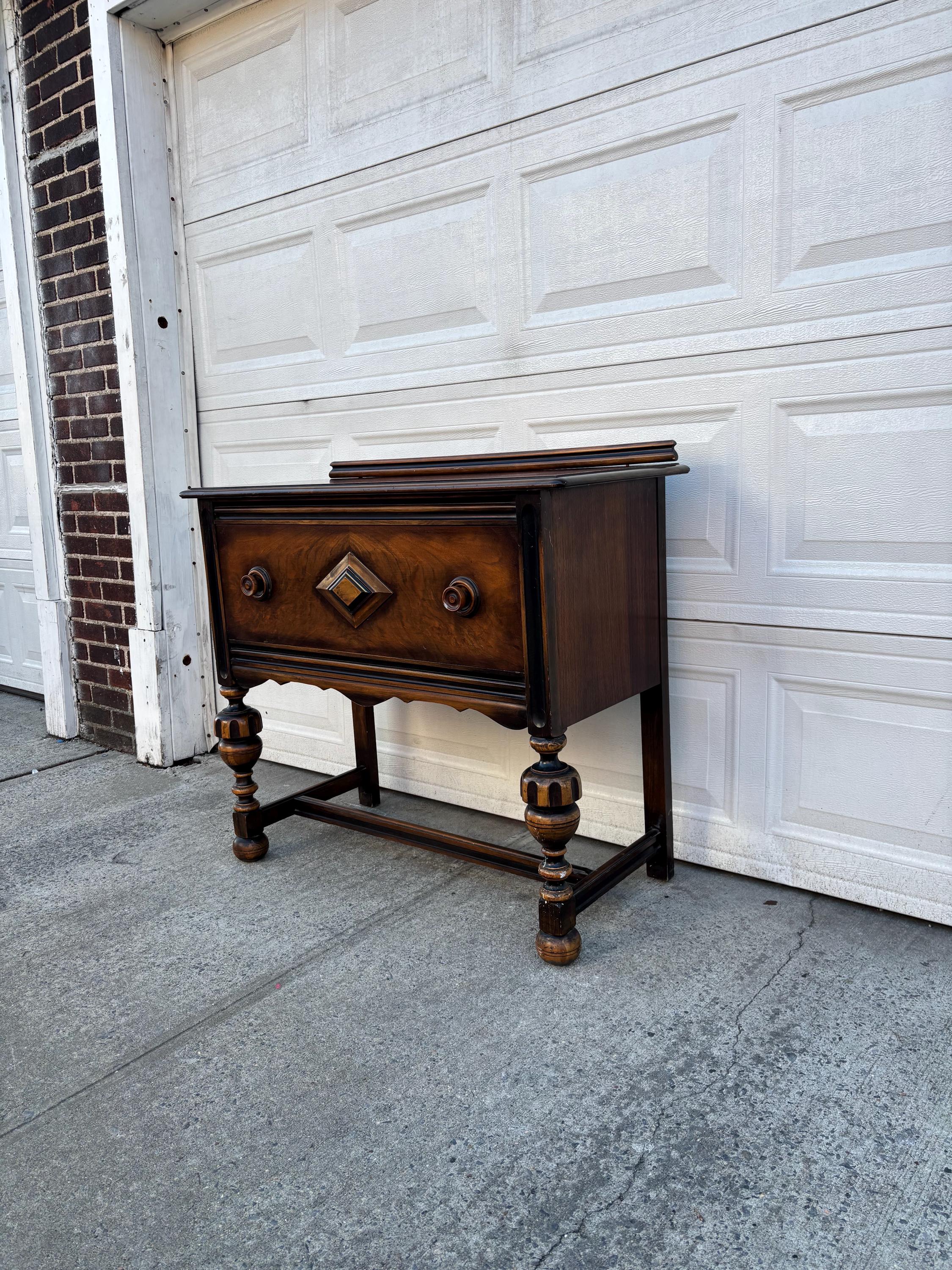 Antique Colonial Revival Dining Server Table | Early 1900s Mahogany ...