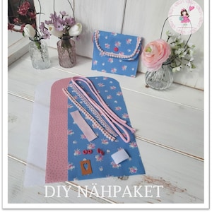 Umhänge-Täschchen "MAYA" - DIY Nähpaket/Nähset für Kinder ab ca. 8 Jahren/Nähanfänger