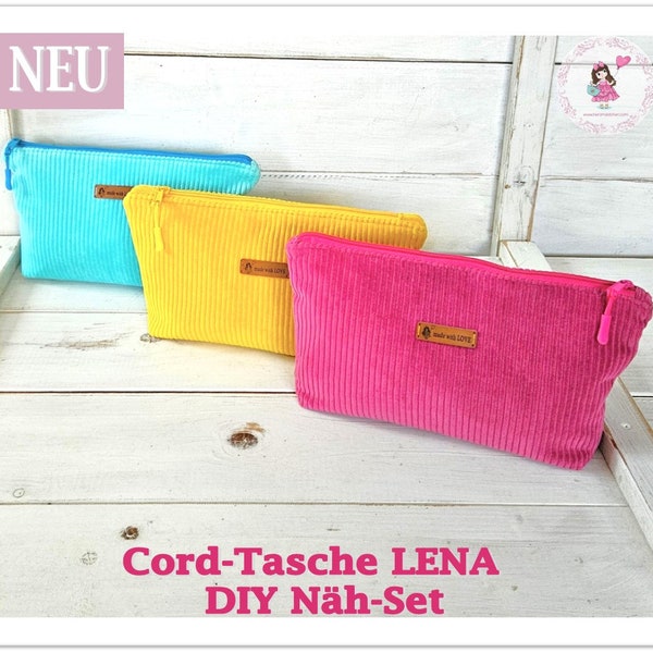 Cord-Tasche LENA DIY Nähpaket/Nähset