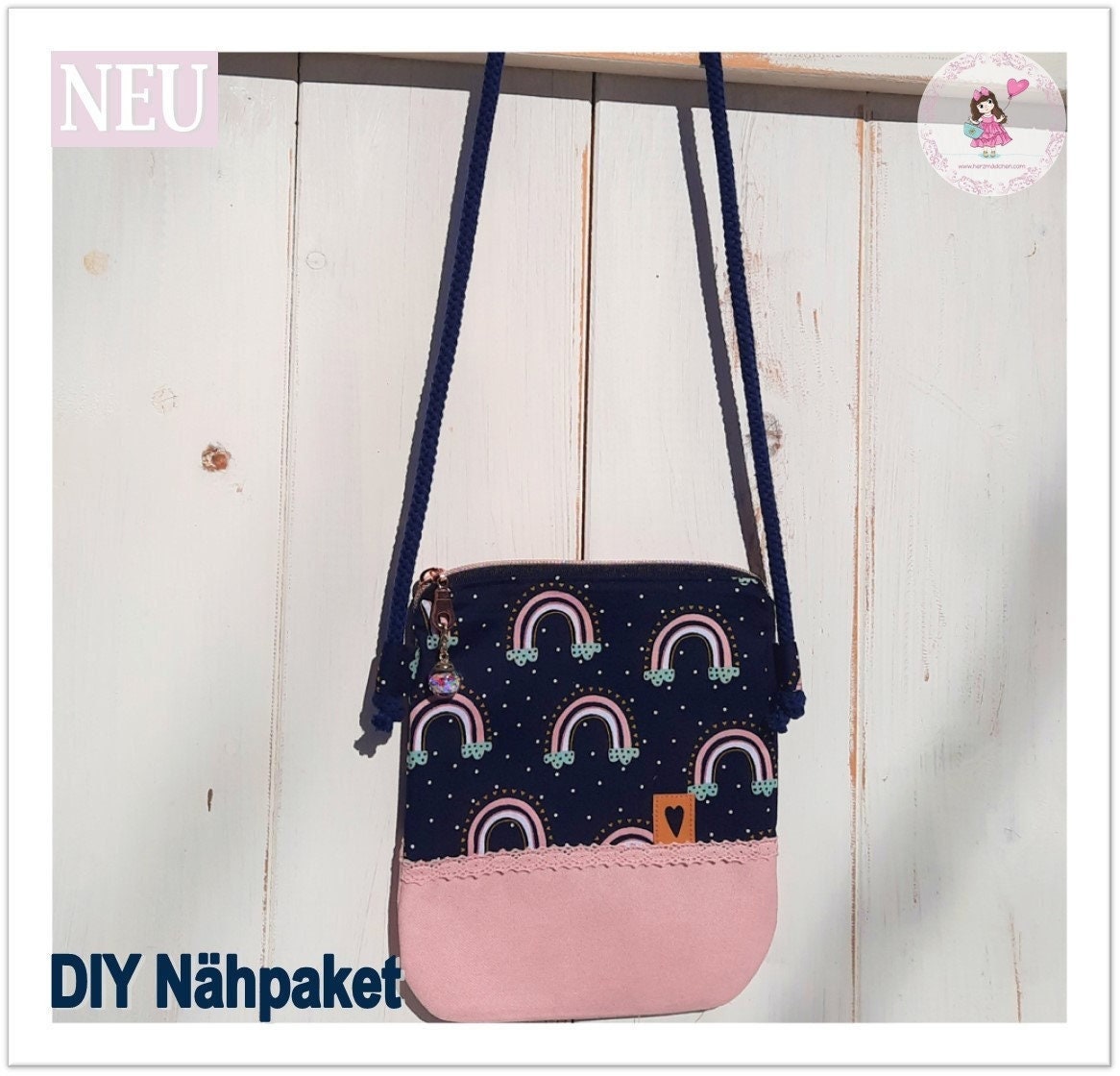 Shoulder bag "ANNABELLA" for children DIY sewing kit