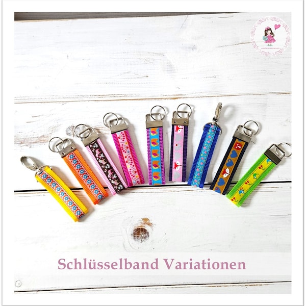 Schlüsselband DIY Näh-Set mit Auswahl