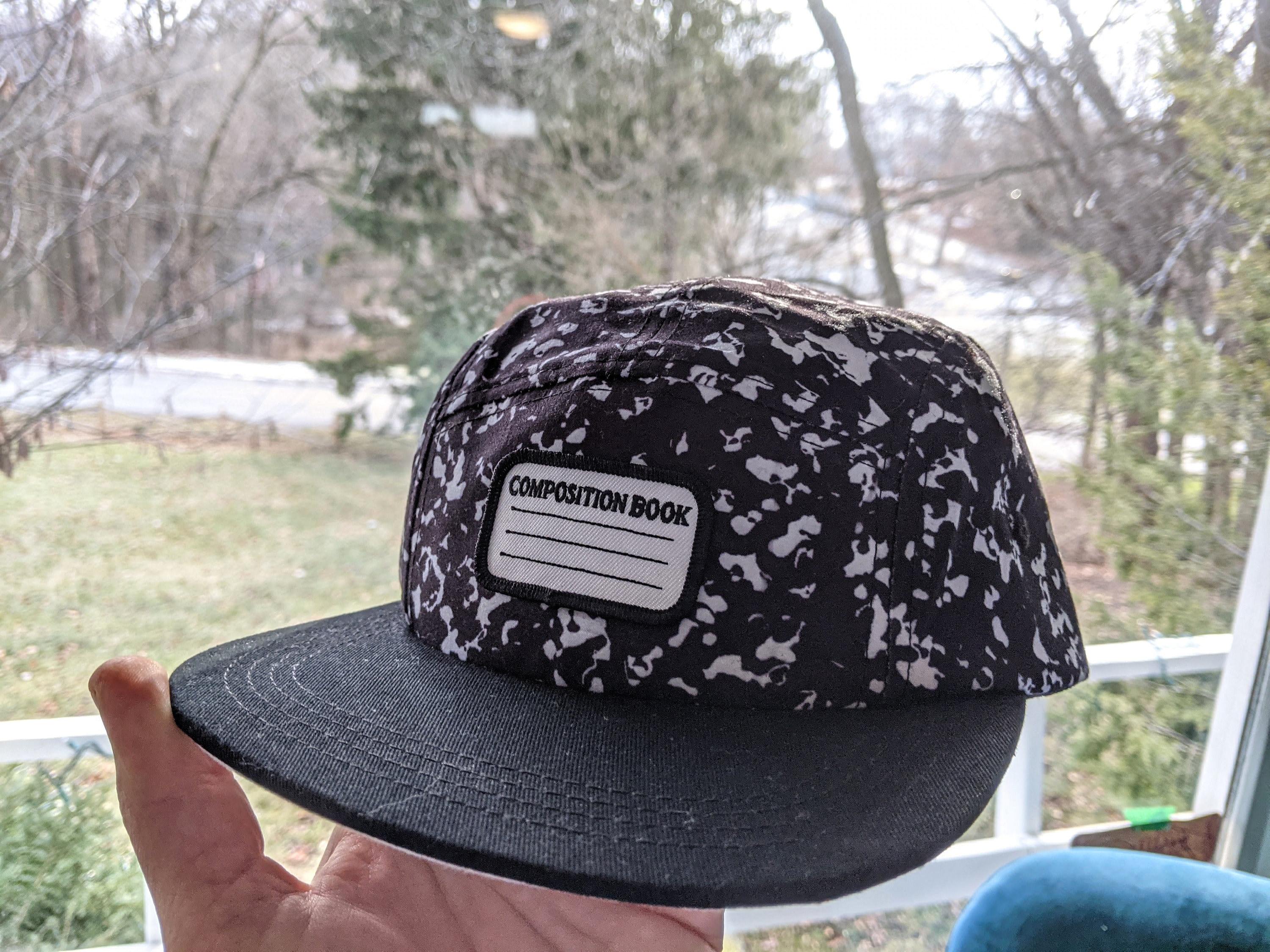 Composition Notebook Hat 5 Panel Snapback Camp Hat for Etsy