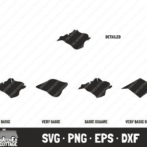 Isle of Wight SVG, County Map Cut File, clip art, svg png eps dxf