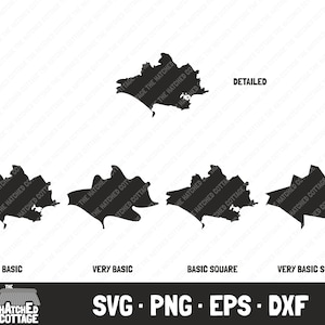 Dorset SVG, County Map Cut File, clip art, svg png eps dxf