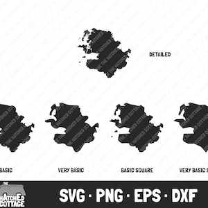 Mayo SVG, Irish County Map Plotterdatei, Clip Art, svg png eps dxf