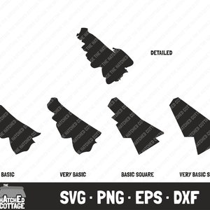 Flintshire SVG, Welsh Principal Area, County Map Cut File, clip art, svg png eps dxf
