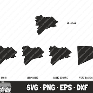 Edimbourg SVG, Scottish Council Area, County Map Cut File, clip art, svg png eps dxf