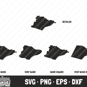 East Sussex SVG, County Map Cut File, clip art, svg png eps dxf