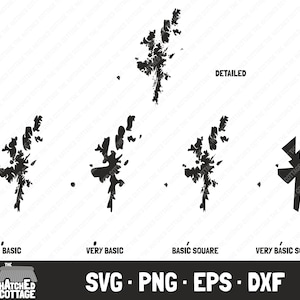 Shetland Islands SVG, Scottish Council Area, County Map Cut File, clip art, svg png eps dxf