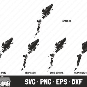 Outer Hebrides SVG, Western Isles, Scottish Council Area, County Map Cut File, clip art, svg png eps dxf