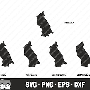 Rhondda Cynon Taf SVG, główny obszar Walii, plik wycięty mapy hrabstwa, clipart, SVG png eps dxf