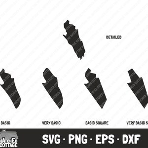 Merthyr Tydfil SVG, główny obszar Walii, plik wycięty mapy hrabstwa, clipart, SVG png eps dxf