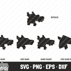 Glasgow City SVG, Scottish Council Area, County Map Cut File, clip art, svg png eps dxf