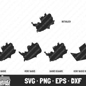 Hertfordshire SVG, County Map Cut File, clip art, svg png eps dxf