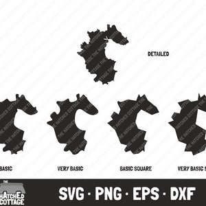 Louth SVG, Irish County Map Cut File, clip art, svg png eps dxf
