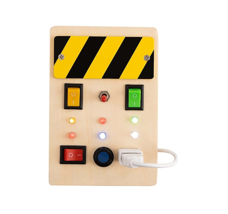 Montessori Busy Board for Toddlers Light Switch Sensory Board Baby