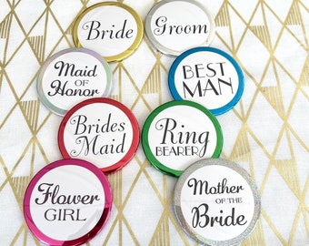 Bridal Metallic Buttons