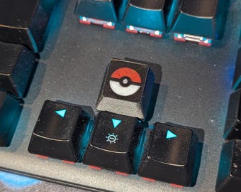 Custom Pokeball Keycaps for mechanical keyboard