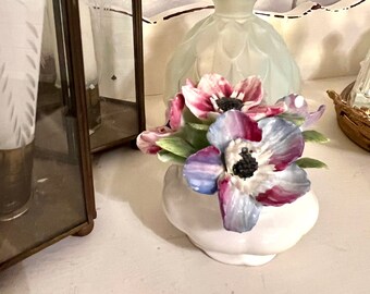 Royal Albert Flower of the Month Series Anemones Floral Cluster Figurine