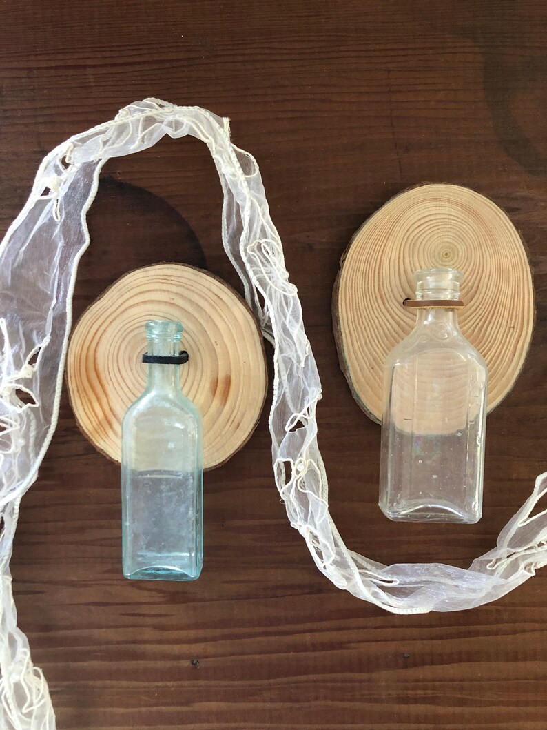 Vintage Glass Bottle Propagation Wall Hanging Etsy