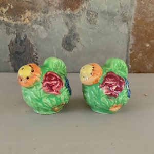 Floral Salt and Pepper Shakers