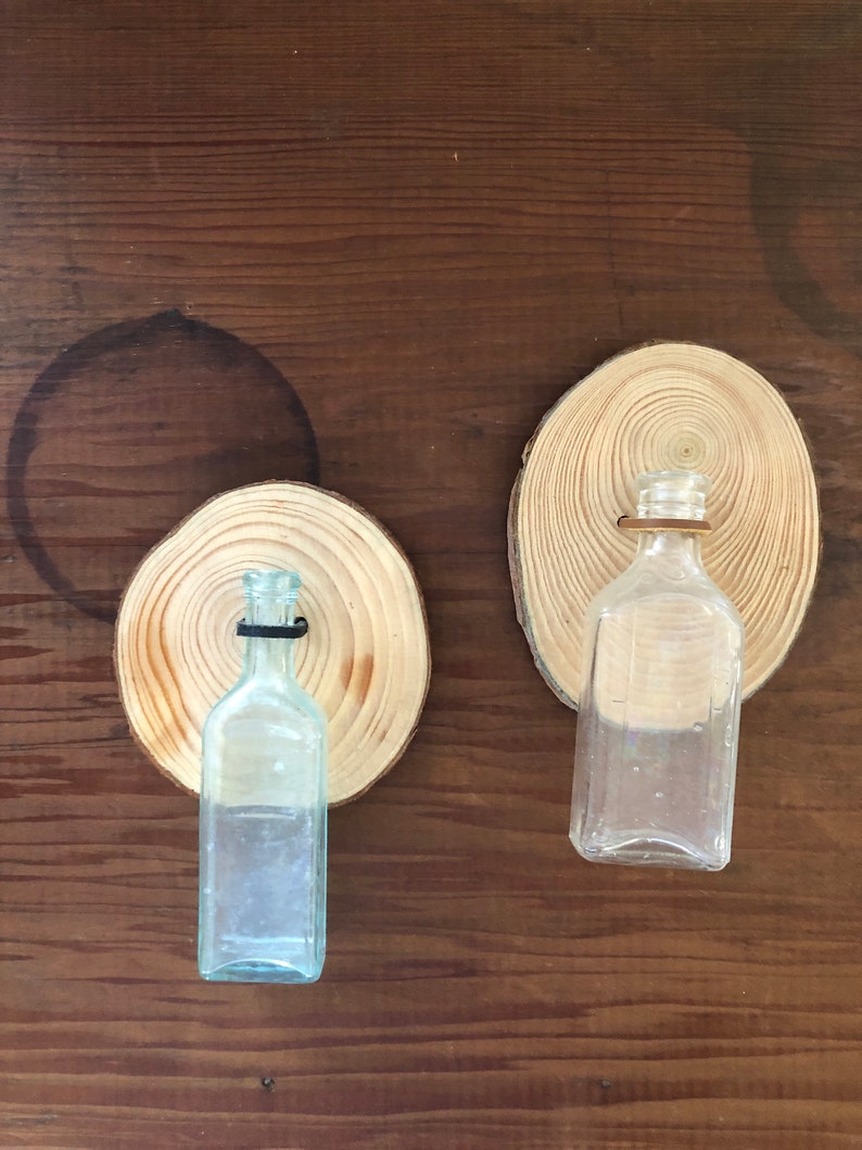 Vintage Glass Bottle Propagation Wall Hanging Etsy