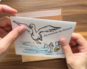 Personalized bundle of whimsical cards with envelopes (4.25x5.5”), choose your bundle size