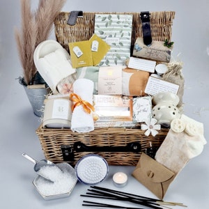 Wellness HAMPER Gift Box Pamper Spa Kit Unwind Relax De-stress Relaxation Mindful Self Care Get Well  Birthday Thank Christmas Vegan Break