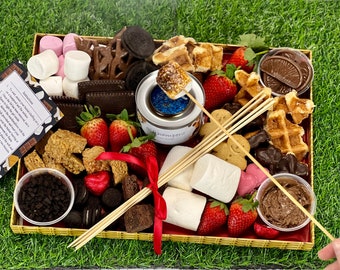 OREO CHOCOLATE FONDUE Kit for 2-6  | Smores kit | Toasting marshmallows | Mother's Day | Anniversary | Birthday| Movie Night fathers day