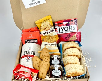 Gents Mug Gift Box: Afternoon Tea Hamper, Scones & Biscuits Fathers Day Dad