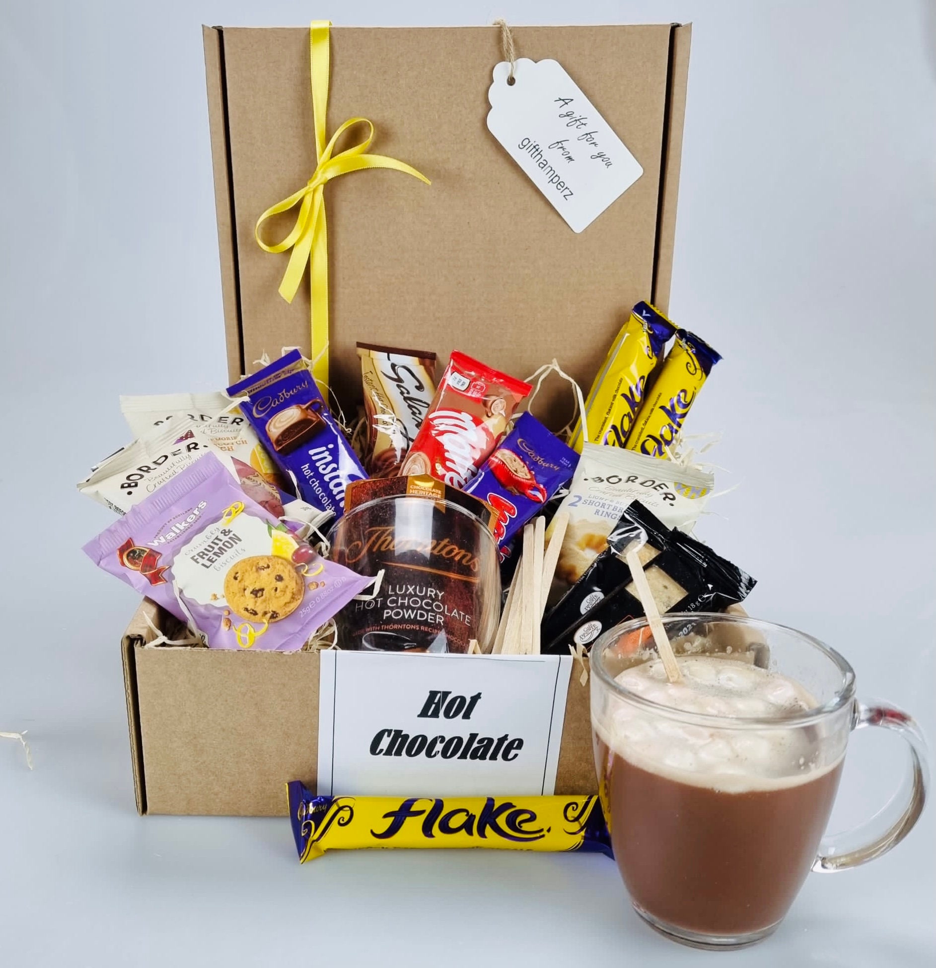 Ultimate HOT CHOCOLATE Gift Hamper Box / Personalised / Full Etsy