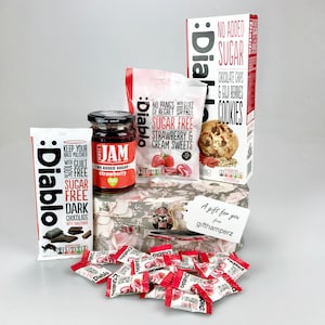 Sugar Free Sweet & Chocolate Hamper – Diabetic Gift Box Easter mum nan grandma Grandad Dad